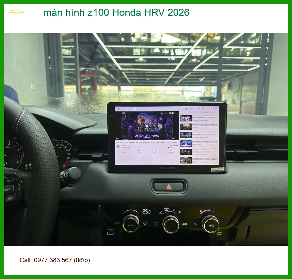 Anh Kiên lắp màn hình Z100 Honda HRV 2026 tại Quận 9 chính hãng ảnh thực tế 2
