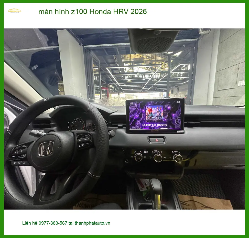 Anh Kiên lắp màn hình Z100 Honda HRV 2026 tại Quận 9 chính hãng ảnh thực tế 3