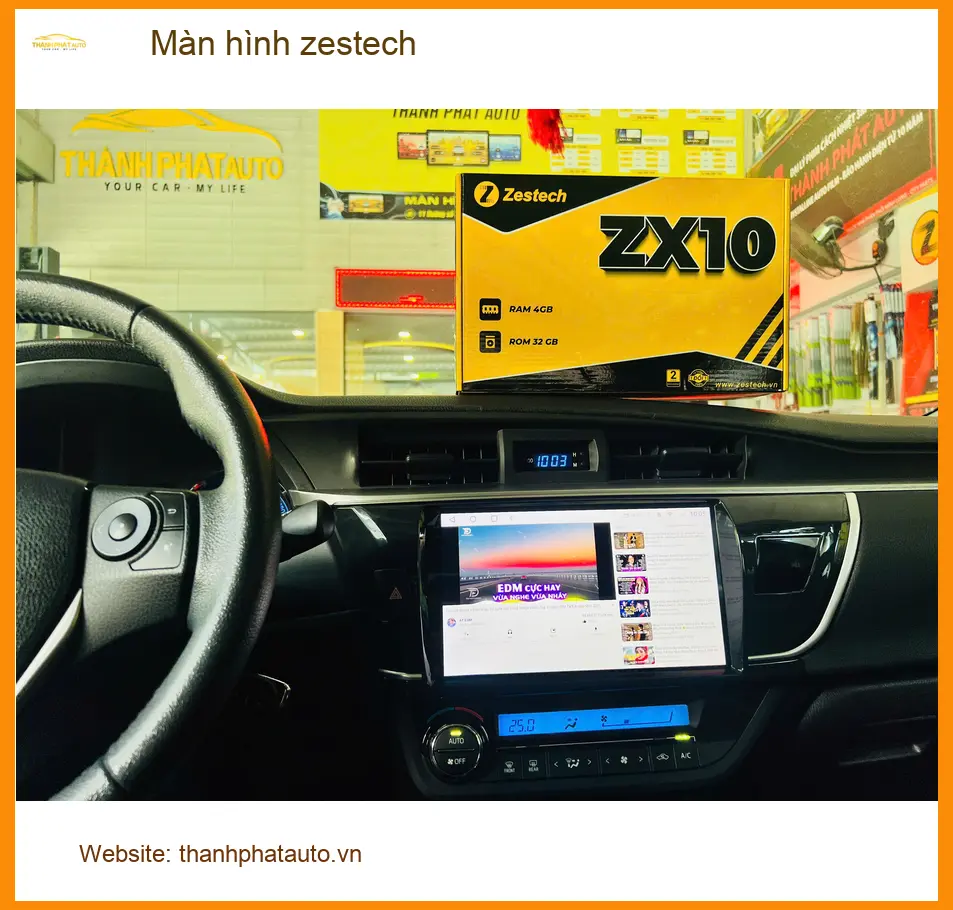 Anh Khang lắp màn hình Zestech cho Hyundai Creta tại Quận Bình Thạnh