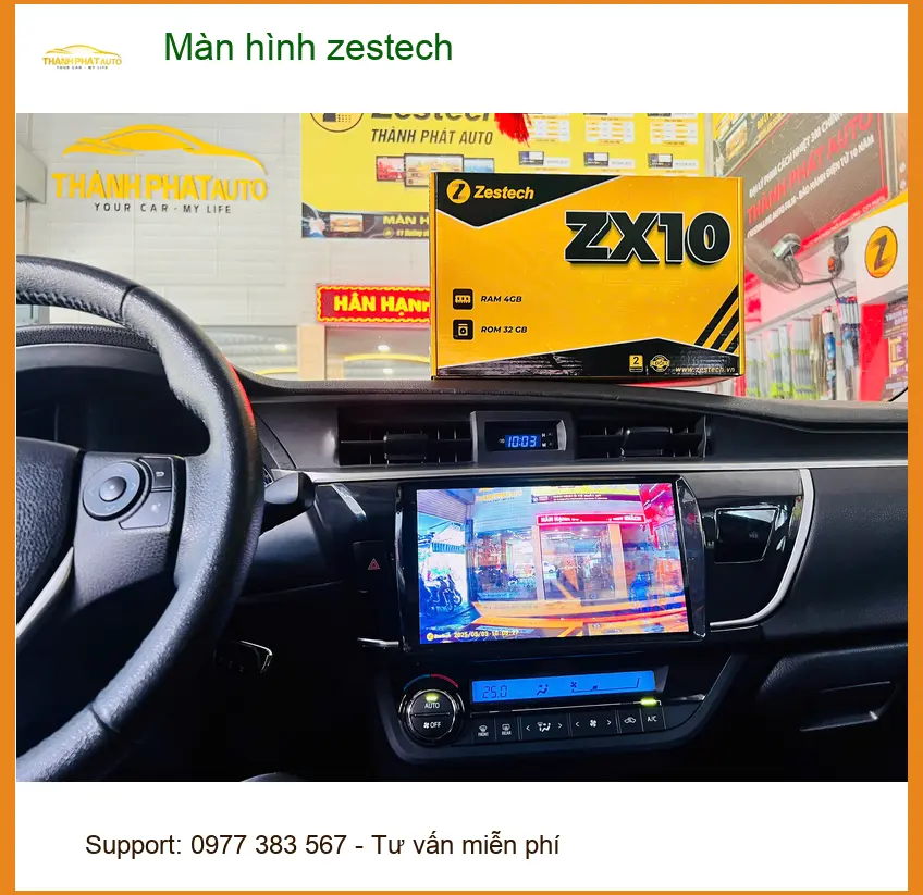Chú Sơn lắp màn hình Zestech cho Hyundai Accent tại Quận 5 để có trải nghiệm lái tốt hơn ảnh thực tế 3