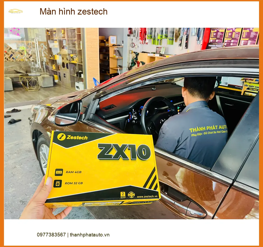 Anh Khang lắp màn hình Zestech cho Hyundai Creta tại Quận Bình Thạnh ảnh thực tế 5