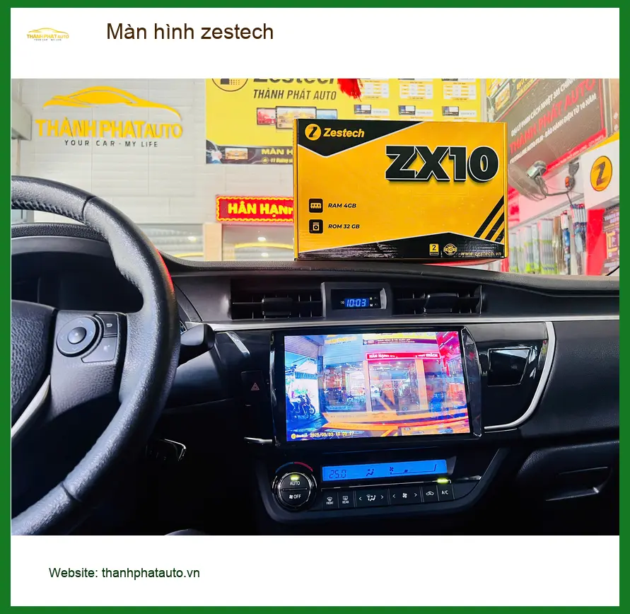 Anh Lâm nâng cấp màn hình Zestech cho Hyundai Creta tại Thủ Đức