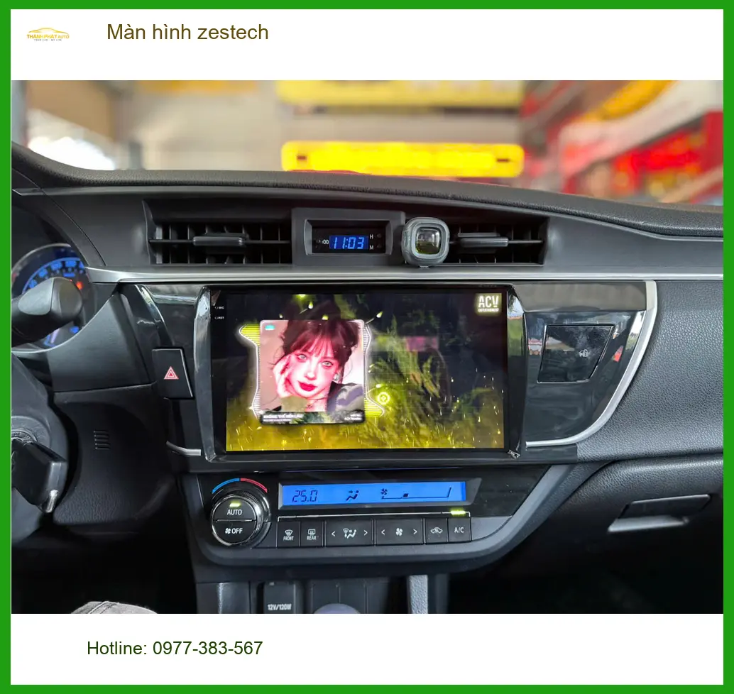 Anh Lâm nâng cấp màn hình Zestech cho Hyundai Creta tại Thủ Đức ảnh thực tế 4