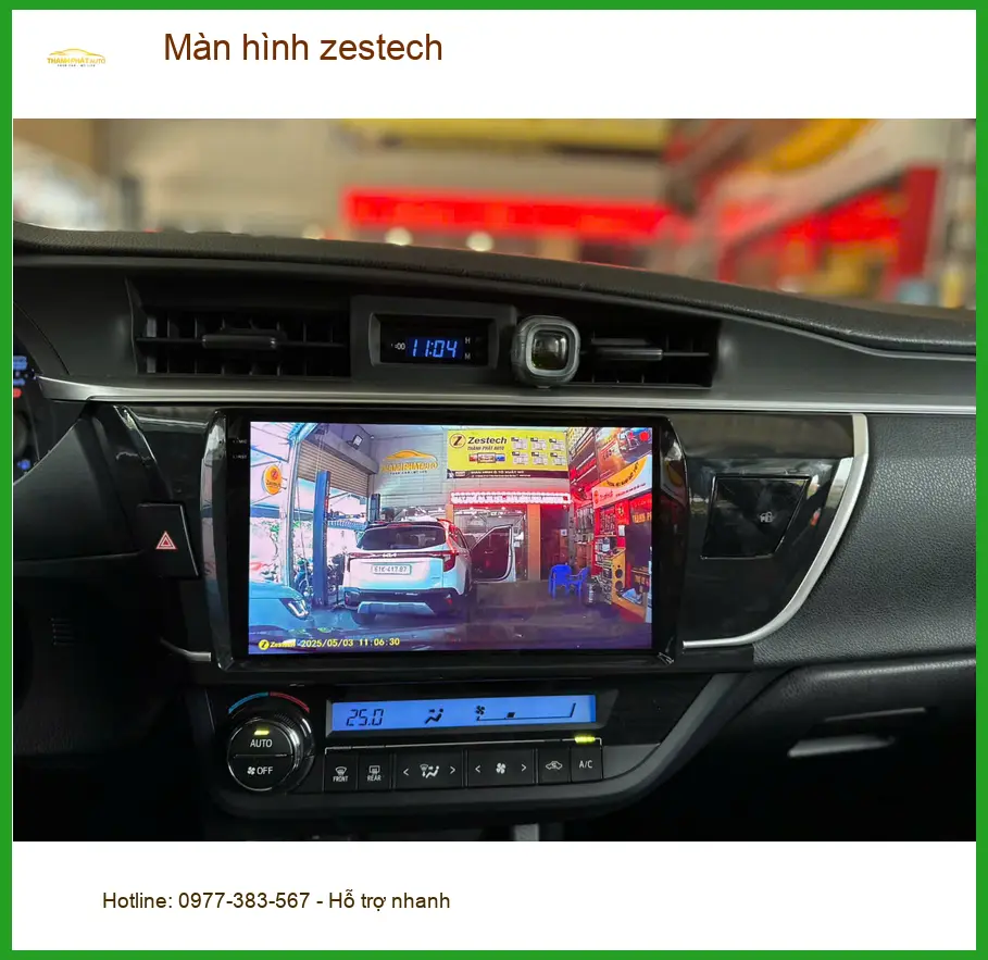 Anh Minh lắp màn hình Zestech cho Toyota Cross ở Nhà Bè để trải nghiệm tốt hơn. ảnh thực tế 3