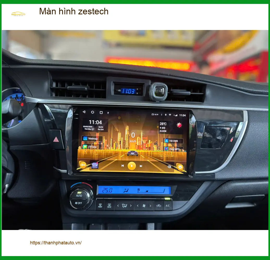 Anh Minh lắp màn hình Zestech cho Toyota Cross ở Nhà Bè để trải nghiệm tốt hơn. ảnh thực tế 4
