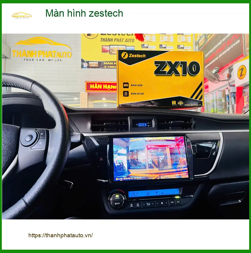 Chị Thảo lắp màn hình Zestech cho Mazda CX5 tại Quận 9 để nâng cấp tính năng giải trí và an toàn