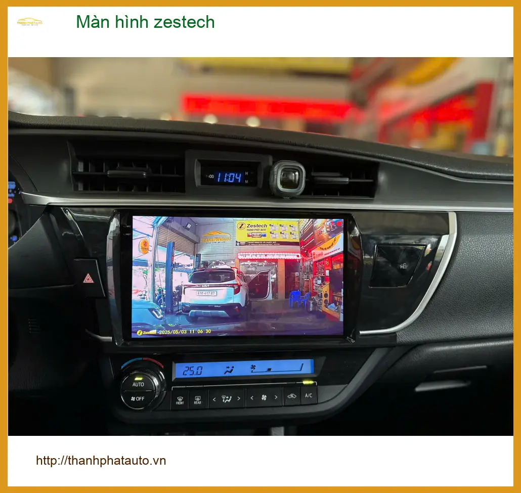 Anh Quang nâng cấp màn hình Zestech cho CRV tại Quận 12 vì màn zin chậm ảnh thực tế 3