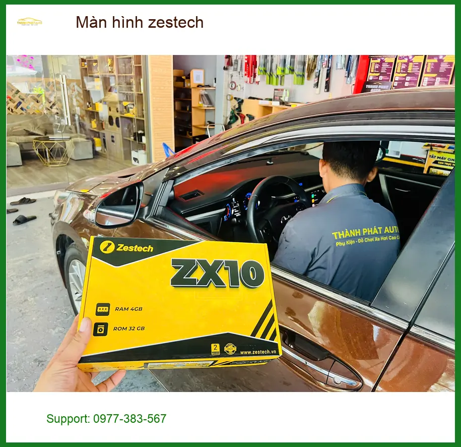 Anh Quang nâng cấp màn hình Zestech cho CRV tại Quận 12 vì màn zin chậm ảnh thực tế 4