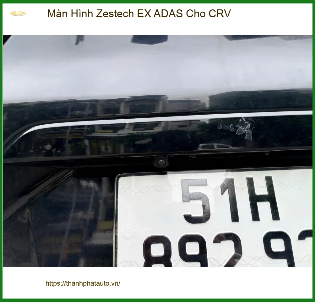 Anh Tấn lắp Màn Hình Zestech EX ADAS cho CRV tại Quận 8 ảnh thực tế 2