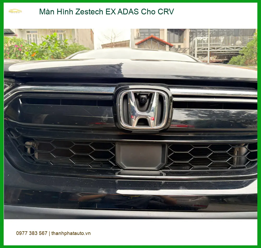 Anh Tấn lắp Màn Hình Zestech EX ADAS cho CRV tại Quận 8 ảnh thực tế 4