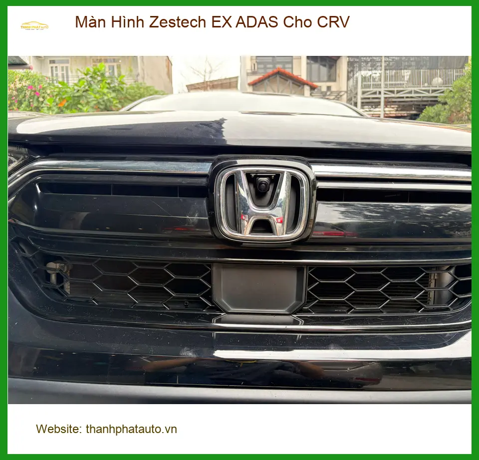 Anh Long lắp Màn Hình Zestech EX ADAS CRV tại Quận Thủ Đức an toàn giao thông ảnh thực tế 2