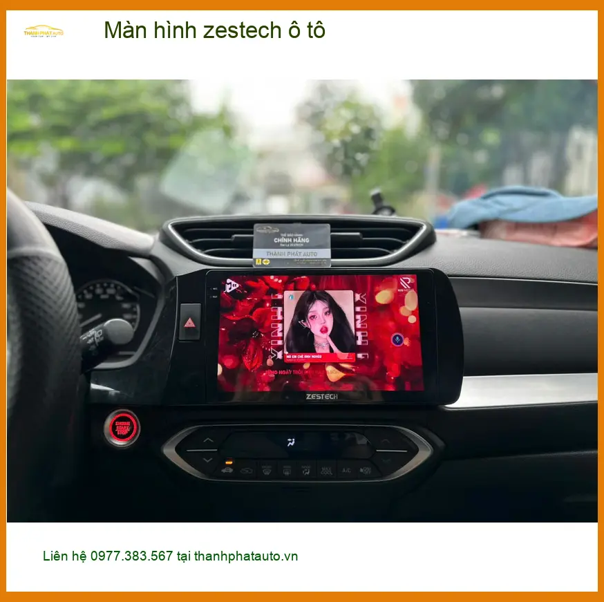 Cô Hà lắp Màn hình Zestech ô tô cho Suzuki Ertiga tại Hóc Môn để giải trí tốt hơn ảnh thực tế 2