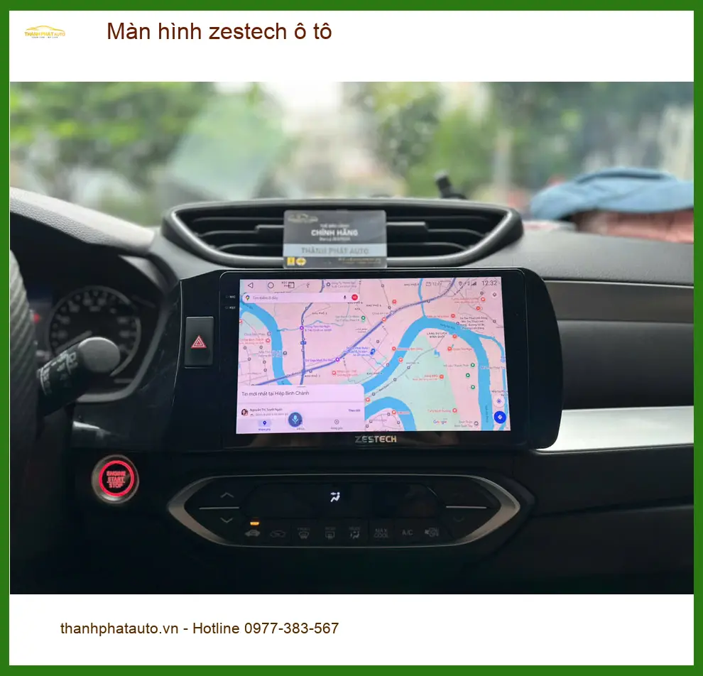 Cô Hà lắp Màn hình Zestech ô tô cho Suzuki Ertiga tại Hóc Môn để giải trí tốt hơn ảnh thực tế 3