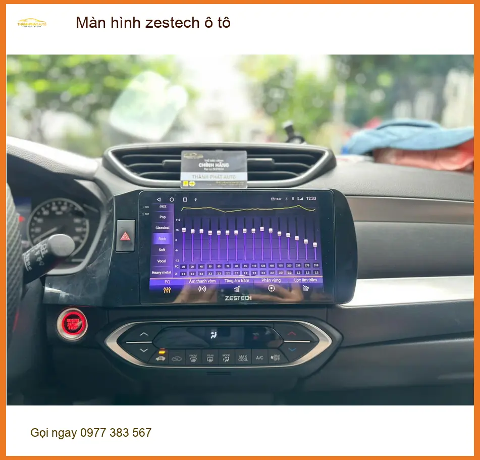 Cô Hà lắp Màn hình Zestech ô tô cho Suzuki Ertiga tại Hóc Môn để giải trí tốt hơn ảnh thực tế 5