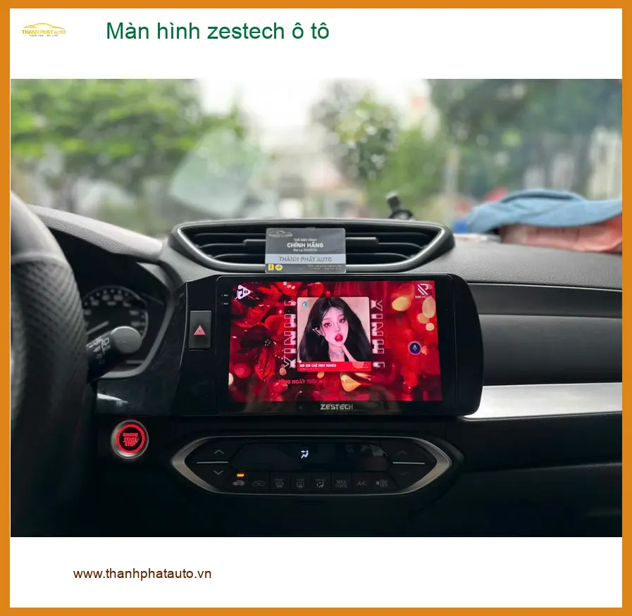 Anh Kiên nâng cấp màn hình Zestech ô tô cho Hyundai Accent tại Quận Tân Phú để lái xe thông minh hơn ảnh thực tế 4