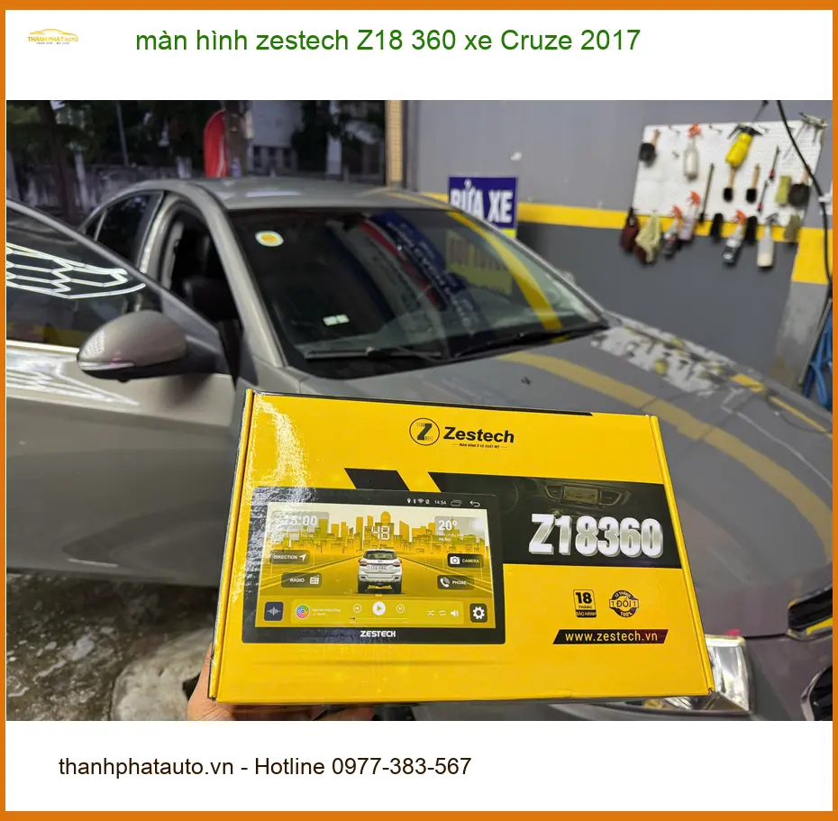 Anh Thiên lắp màn hình Zestech Z18 360 cho Cruze 2017 Quận Phú Nhuận an toàn hơn ảnh thực tế 2