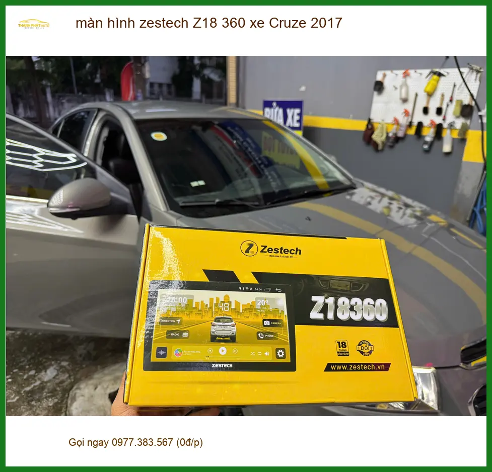 Anh Duy lắp màn hình Zestech Z18 360 cho Cruze 2017 ở Quận Tân Phú