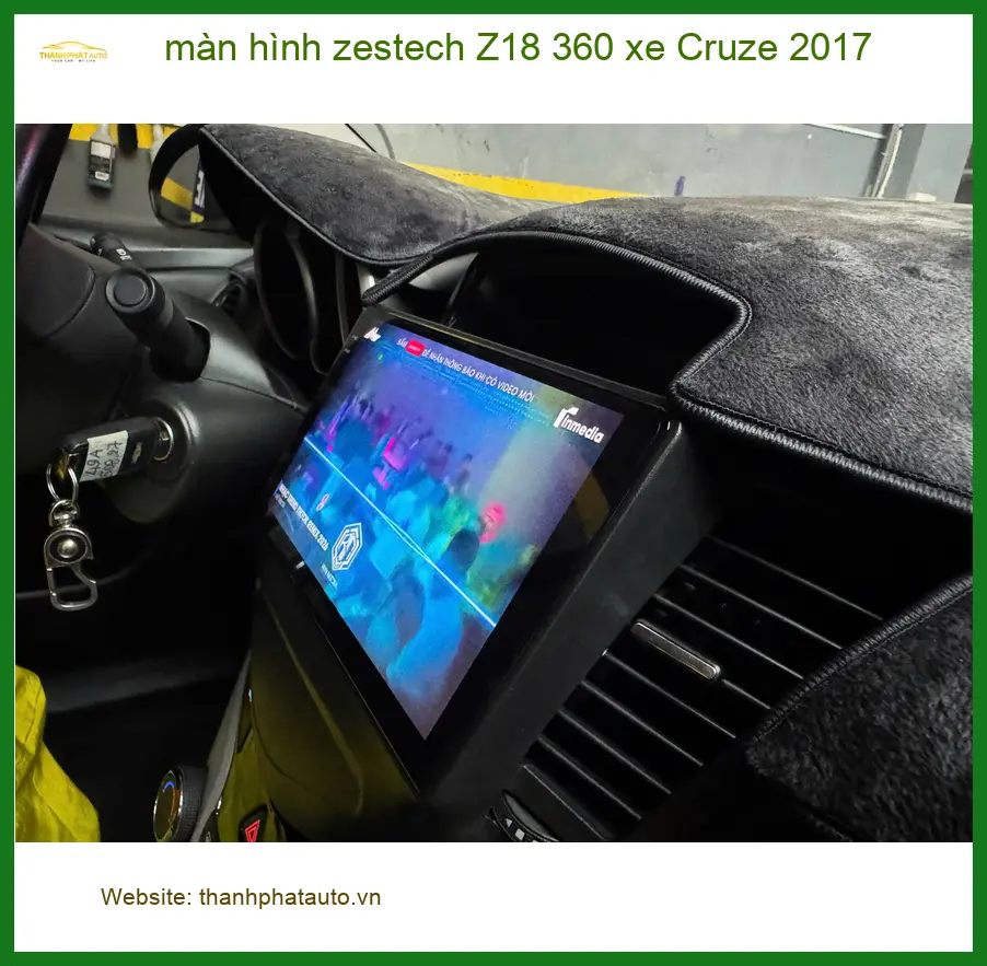 Anh Duy lắp màn hình Zestech Z18 360 cho Cruze 2017 ở Quận Tân Phú ảnh thực tế 2