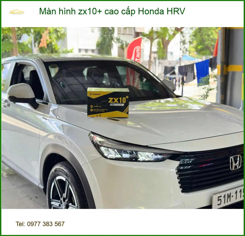 Anh Vĩnh lắp màn hình ZX10+ cao cấp cho Honda HRV Quận 10