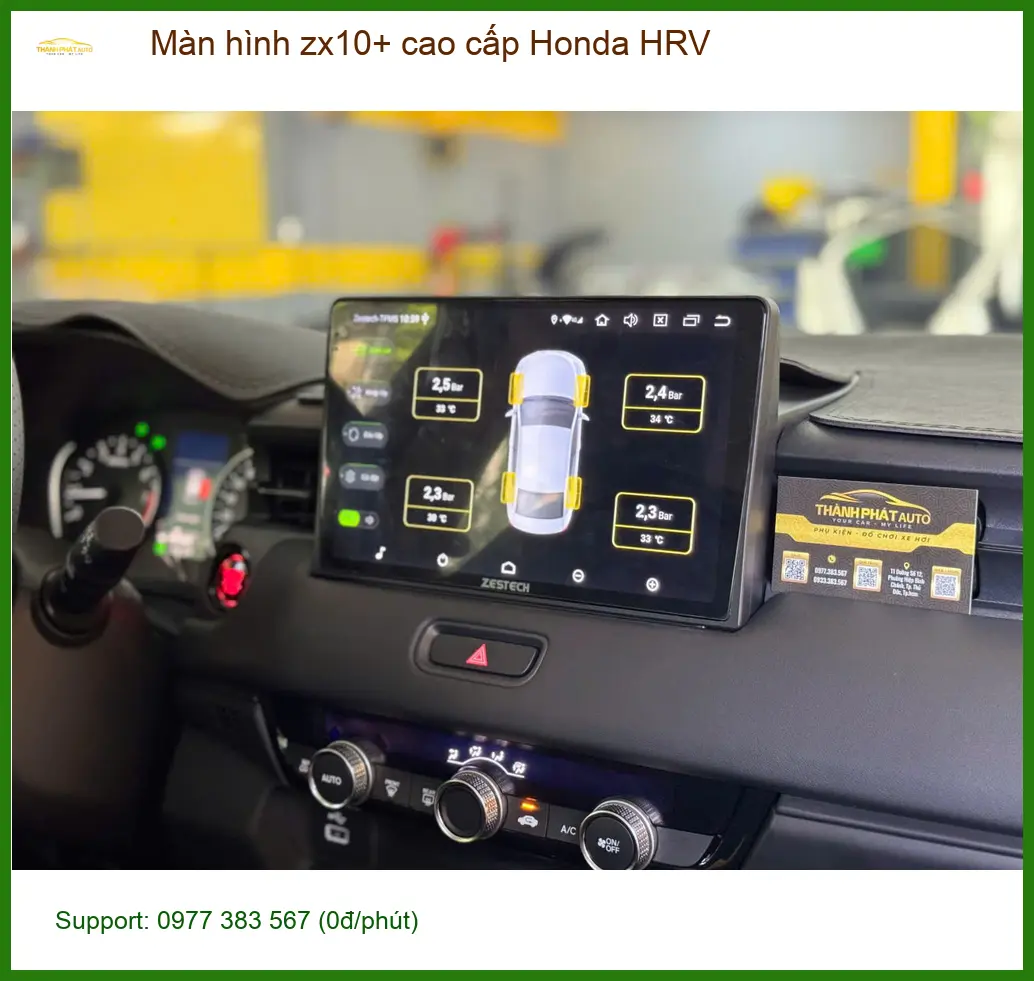 Anh Vĩnh lắp màn hình ZX10+ cao cấp cho Honda HRV Quận 10 ảnh thực tế 3