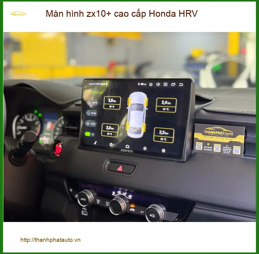Anh Khang lắp màn hình ZX10+ cao cấp Honda HRV tại Quận 5 trải nghiệm vượt trội ảnh thực tế 4