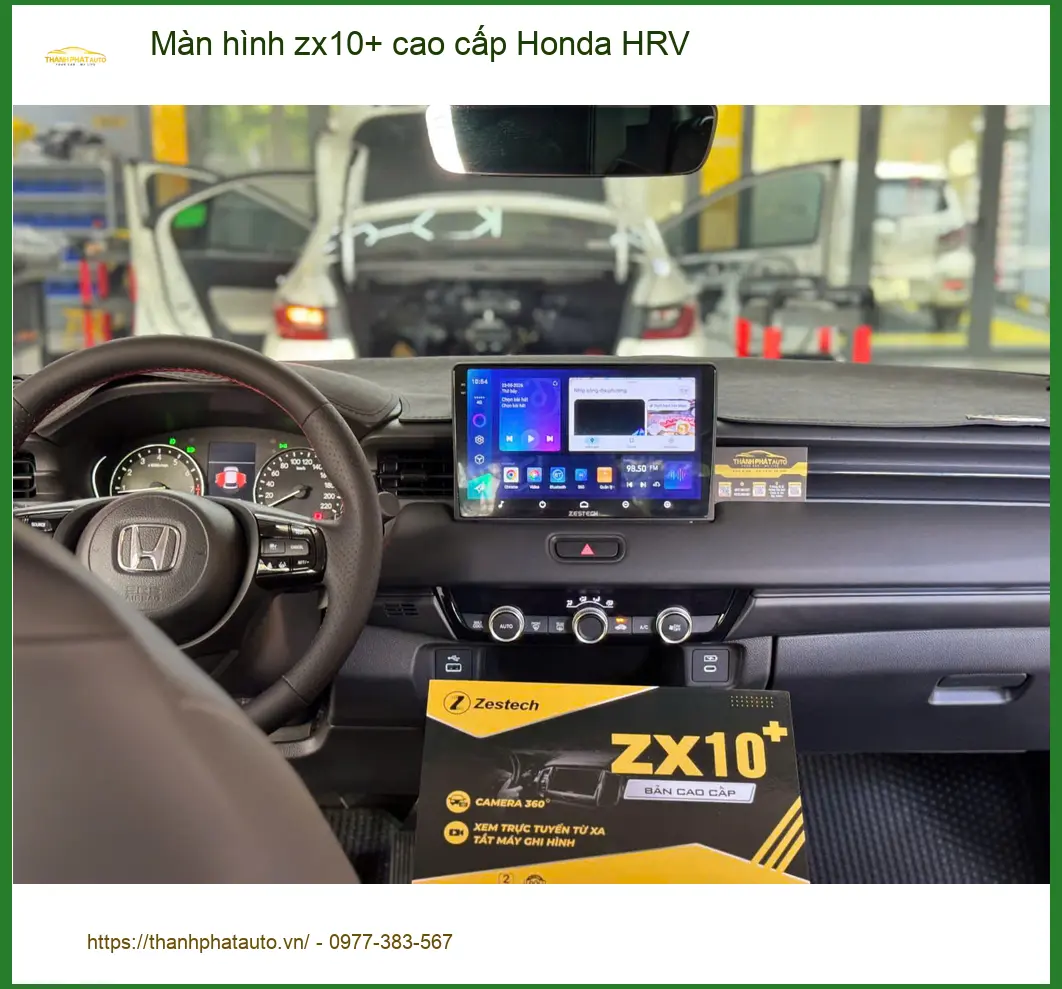 Chú Hùng lắp màn hình zx10+ cao cấp Honda HRV ở Củ Chi uy tín ảnh thực tế 5