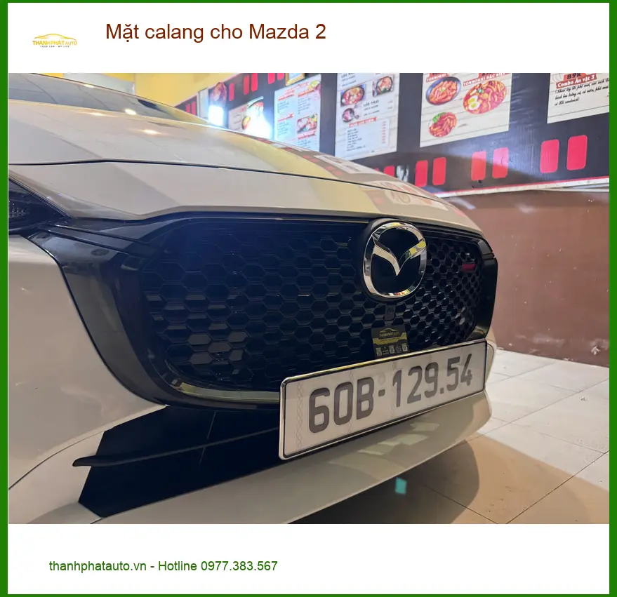Anh Khải độ mặt calang cho Mazda 2 tại Hóc Môn để nâng tầm diện mạo xe