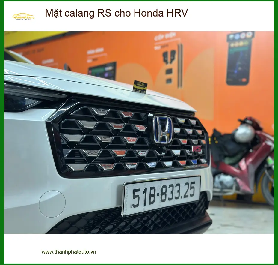 Anh Việt độ Mặt calang RS cho Honda HRV tại Quận 12 để xe thể thao hơn ảnh thực tế 2
