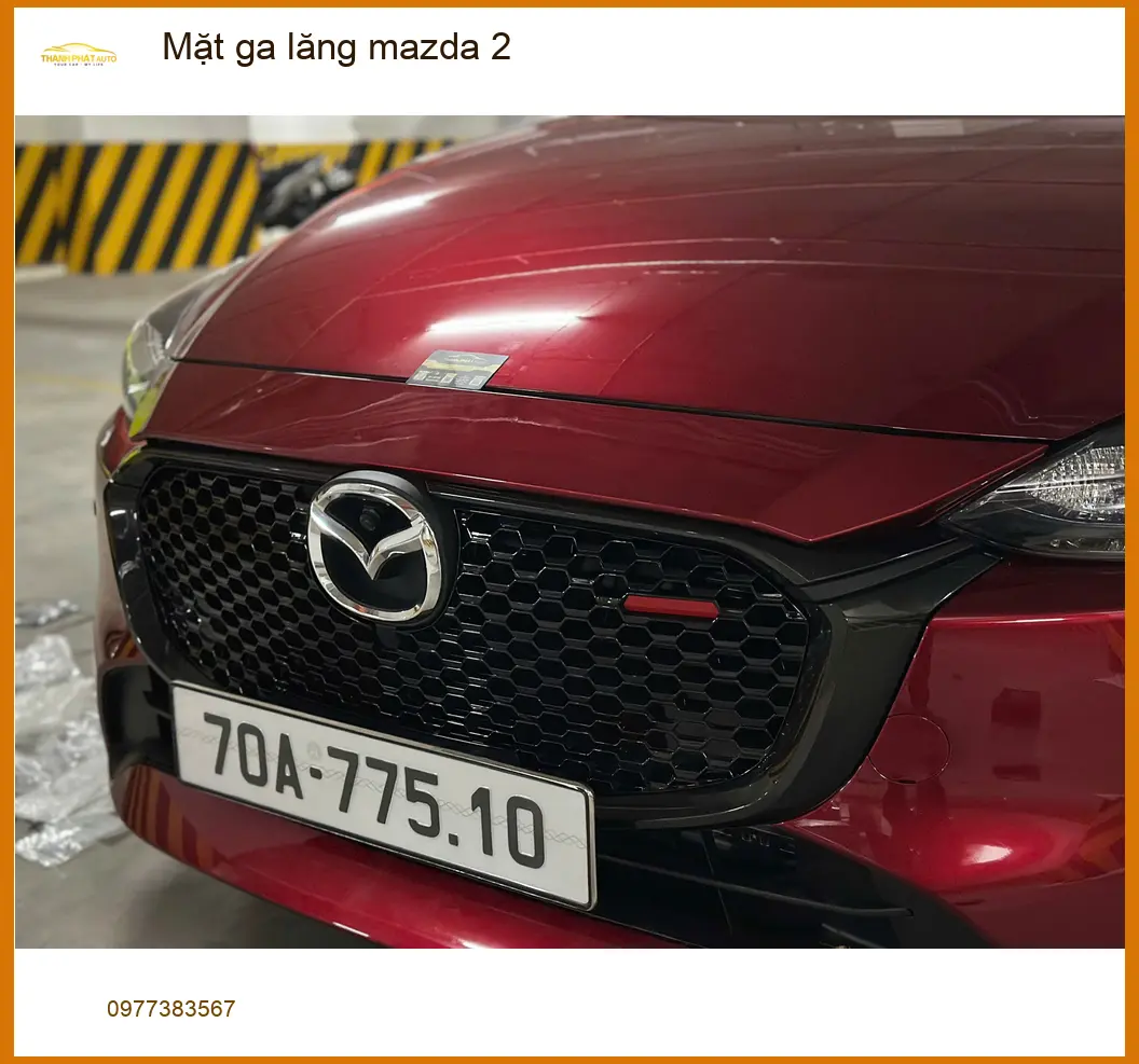 Anh Gia Huy độ Mặt ga lăng Mazda 2 tại Quận 6 để xe trông cá tính hơn ảnh thực tế 2
