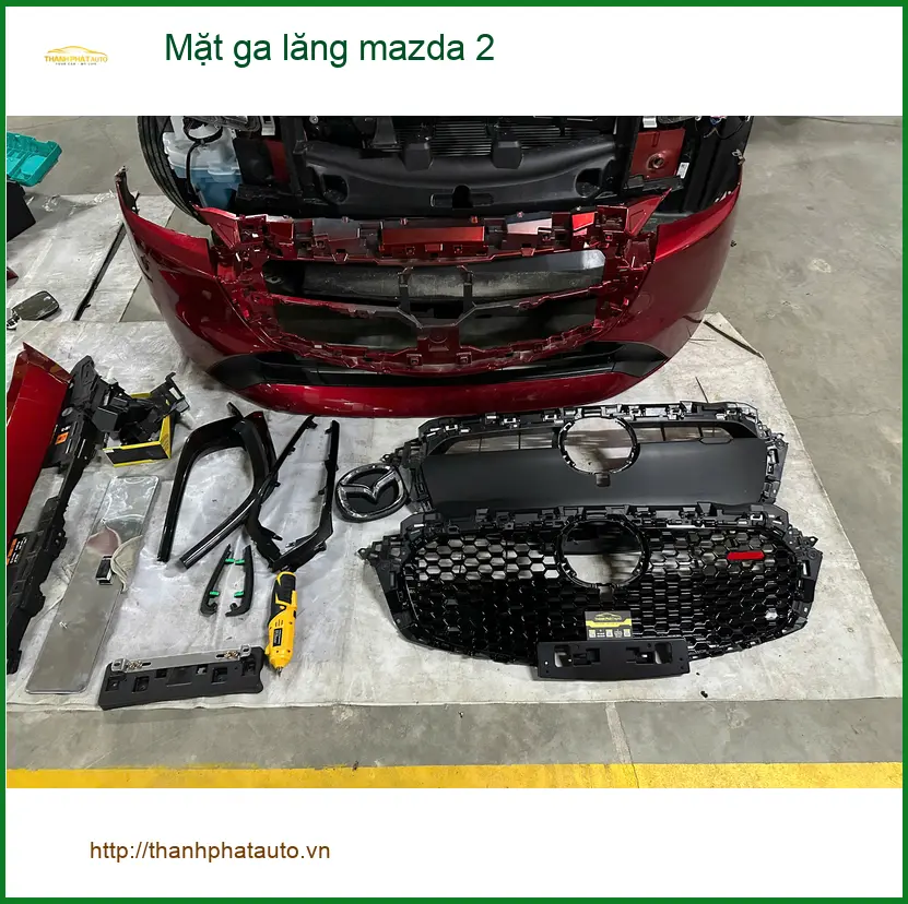 Anh Tấn độ Mặt ga lăng Mazda 2 tại Quận Tân Phú để xe trông thể thao hơn ảnh thực tế 2