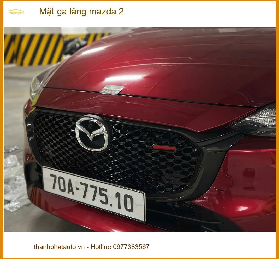 Anh Khang độ mặt ga lăng Mazda 2 tại Củ Chi để xe trông thể thao hơn ảnh thực tế 5