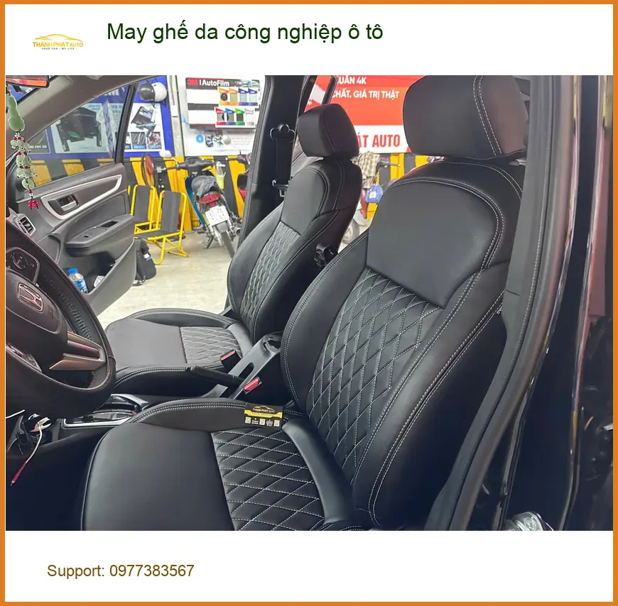 Chú Minh may ghế da công nghiệp ô tô Ford Ranger tại Hóc Môn để nâng tầm không gian xe ảnh thực tế 4