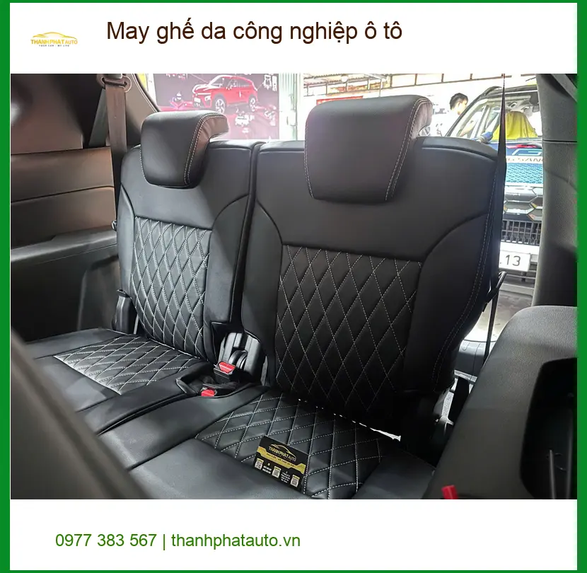 Anh Dũng may ghế da công nghiệp ô tô Hyundai Accent ở Thủ Đức để nâng tầm nội thất ảnh thực tế 5