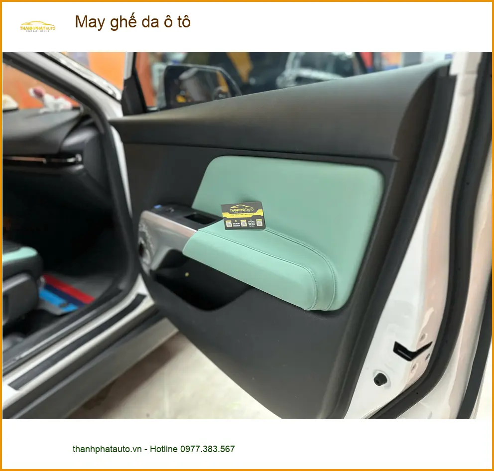 Anh Trường may ghế da ô tô Honda CRV tại Nhà Bè: Nâng tầm đẳng cấp ảnh thực tế 3