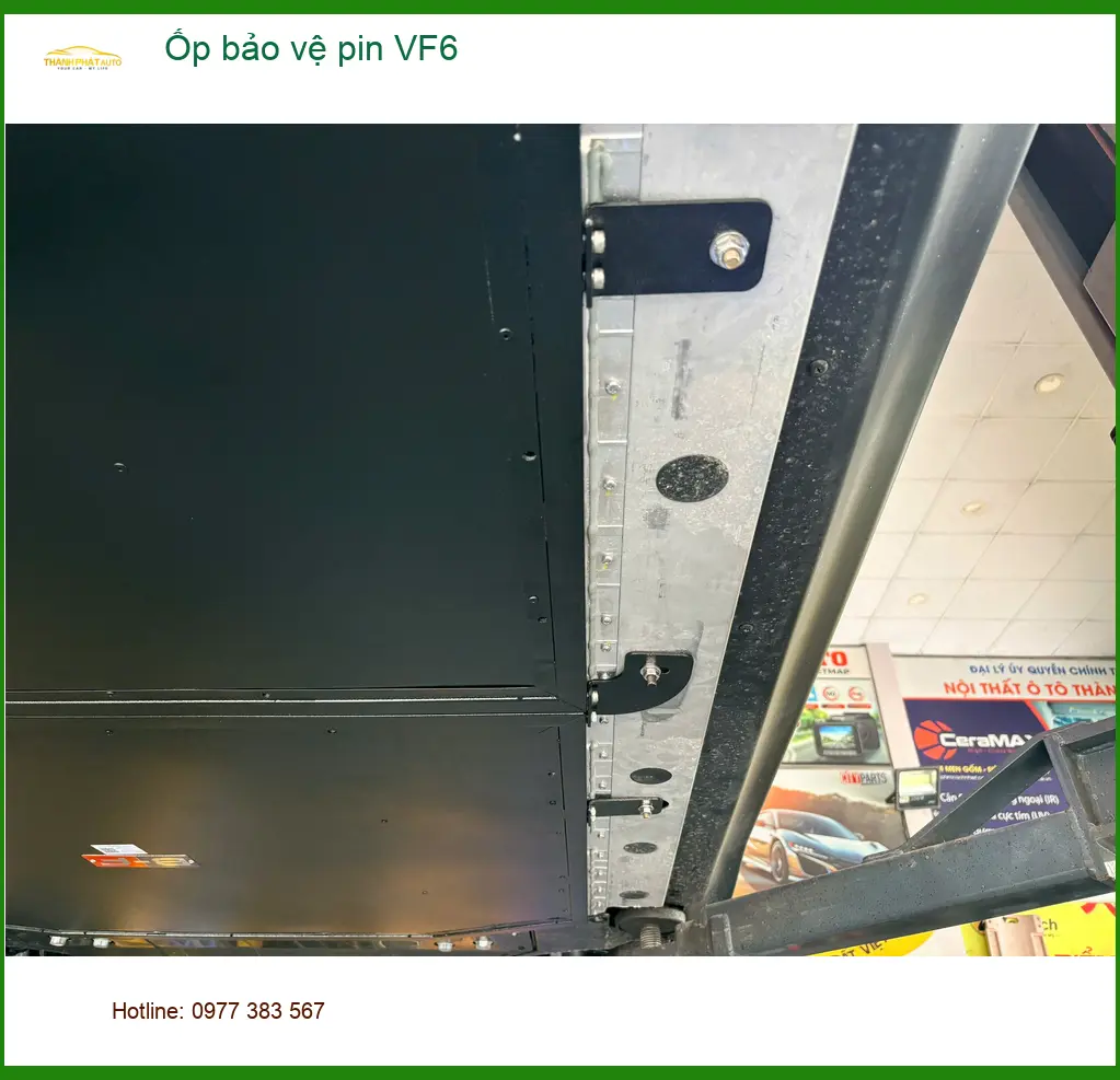 Anh Minh lắp ốp bảo vệ pin cho VinFast VF6 tại Củ Chi để an tâm khi di chuyển đường dài ảnh thực tế 4
