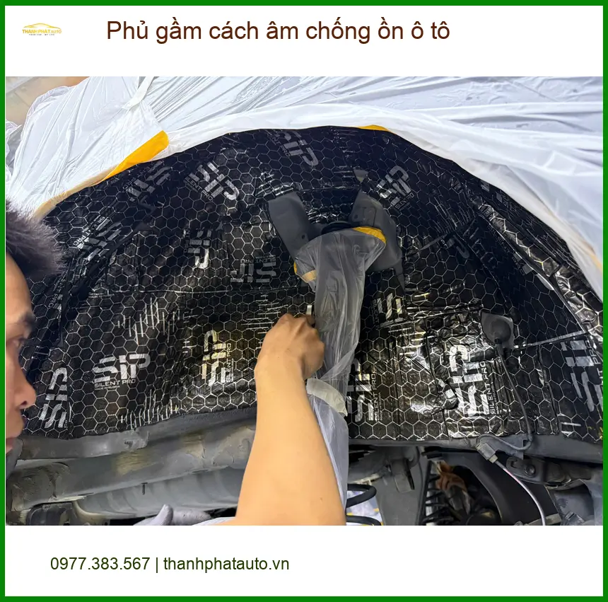 Anh Kiên Phủ Gầm Cách Âm Chống Ồn Cho Honda City Tại Quận Tân Bình. ảnh thực tế 2