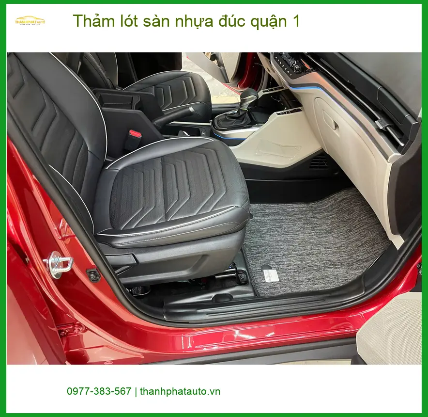 Nơi Lắp Thảm Lót Sàn Ô Tô lót sàn nhựa đúc quận 1 - Giá Tốt TPHCM ảnh thực tế 3