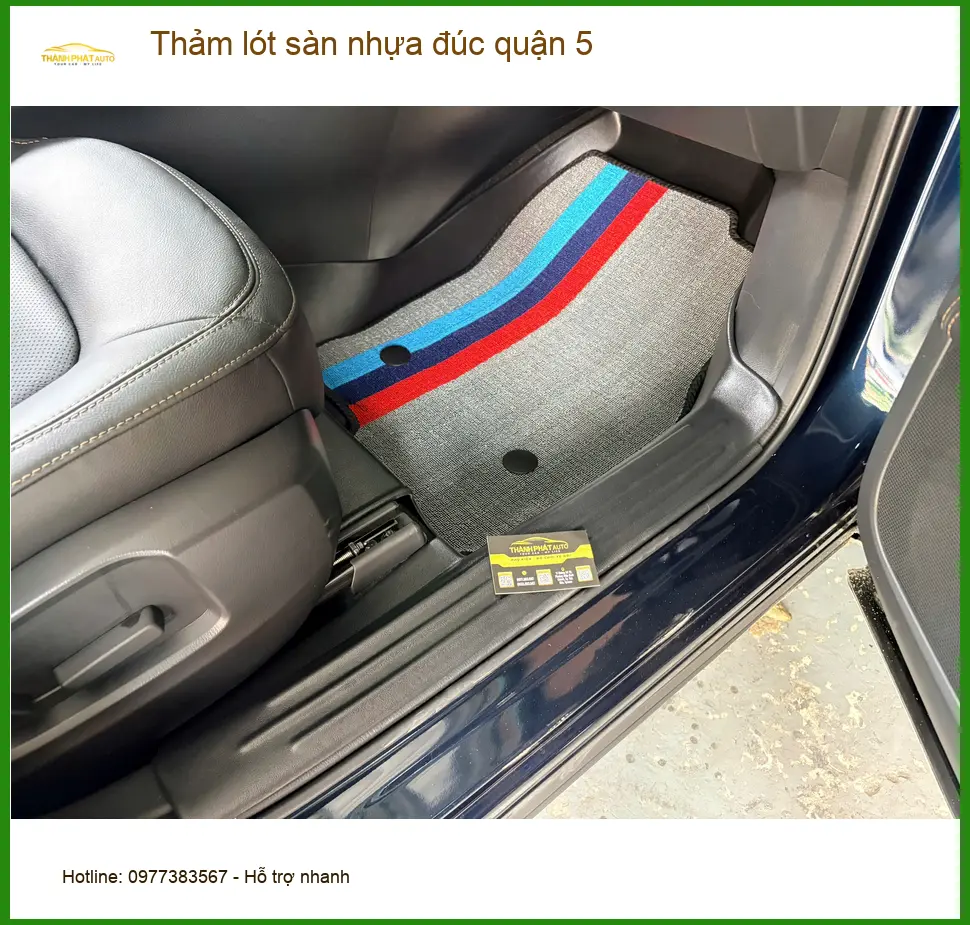 Trung Tâm May Thảm Lót Sàn Ô Tô lót sàn nhựa đúc quận 5 - Giá Tốt TPHCM