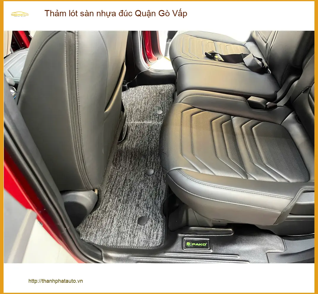 Nơi Lắp Thảm Lót Sàn Ô Tô lót sàn nhựa đúc Quận Gò Vấp - Giá Tốt TPHCM ảnh thực tế 2