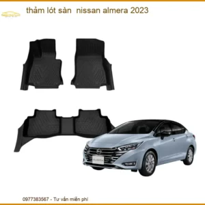 Thảm Lót Sàn Nissan Almera 2023 - Trung Tâm Lắp Đặt Uy Tín TPHCM