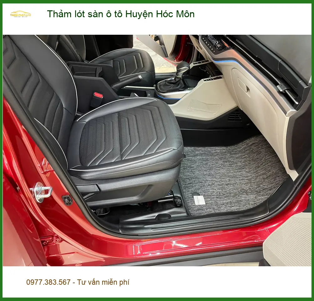 Cửa Hàng May Thảm Lót Sàn Ô Tô Tại Huyện Hóc Môn - Thi Công Chuyên Nghiệp