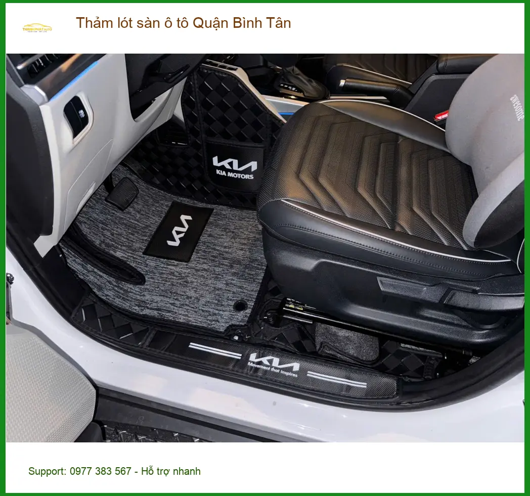 Trung Tâm May Thảm Lót Sàn Ô Tô Quận Bình Tân - Thi Công Chuyên Nghiệp