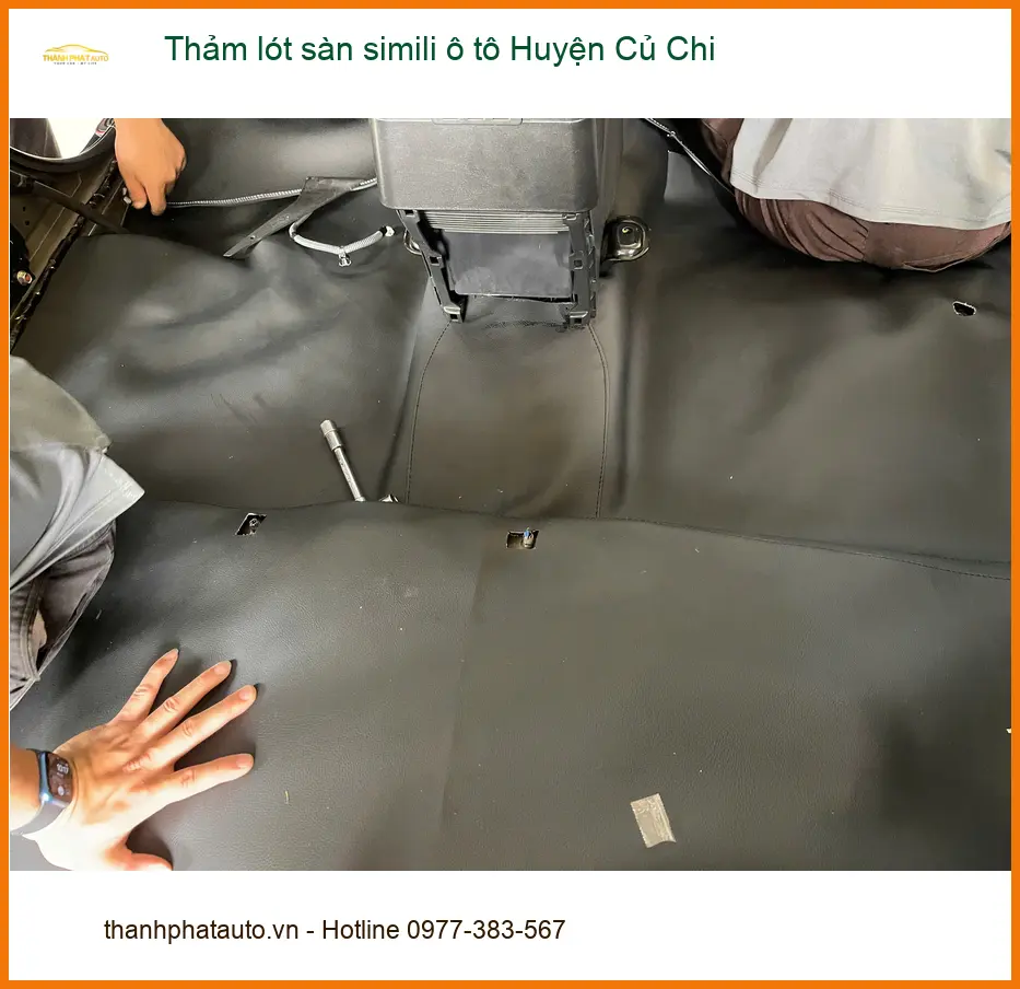 Nơi May Thảm Lót Sàn Ô Tô lót sàn simili ô tô Huyện Củ Chi - Giá Tốt TPHCM