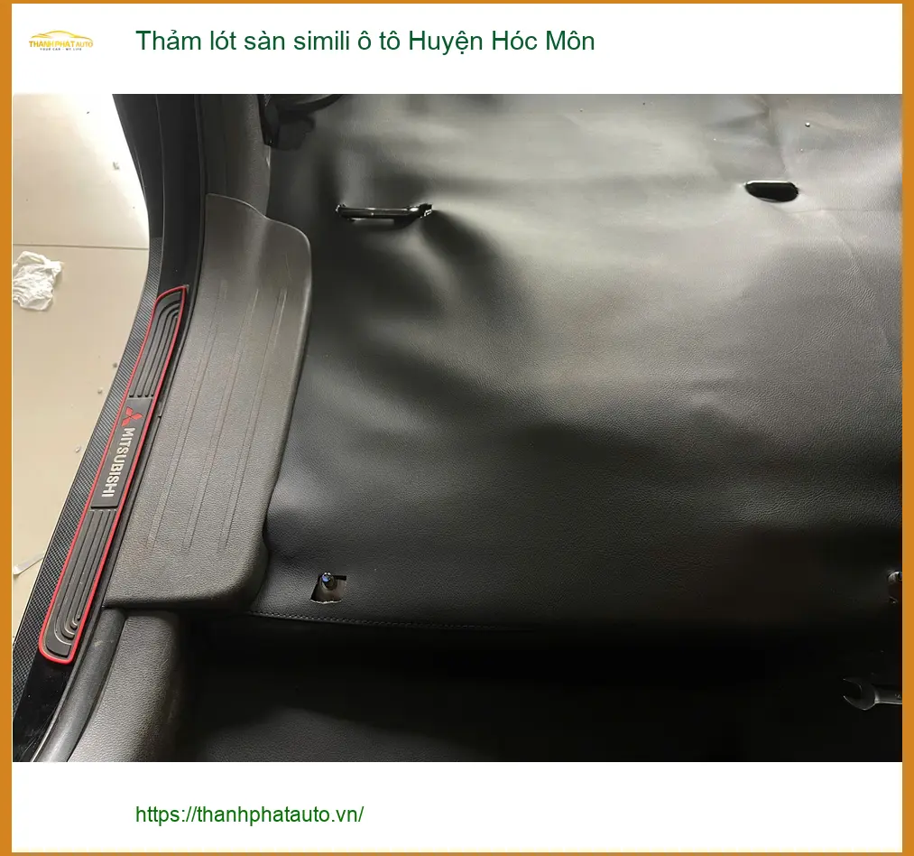 Nơi May Thảm Lót Sàn Ô Tô lót sàn simili ô tô Huyện Hóc Môn - Giá Tốt TPHCM ảnh thực tế 3