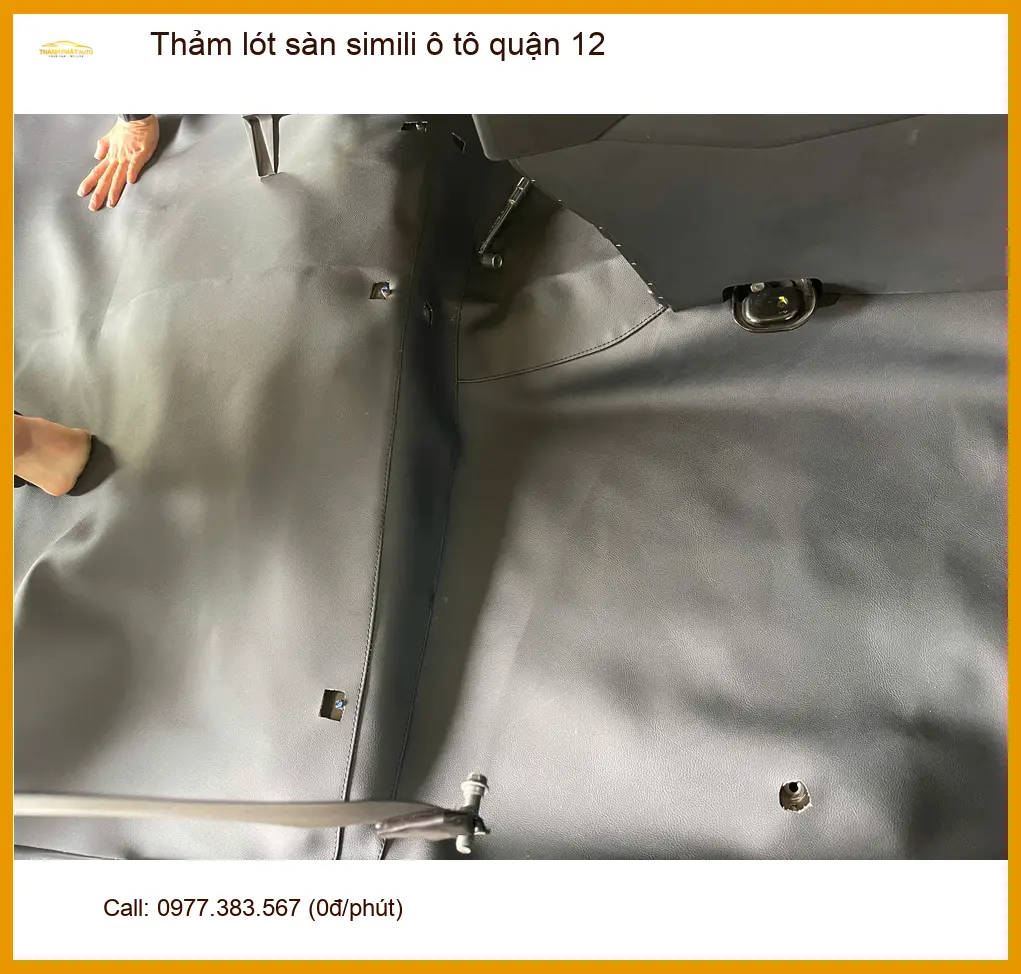 Địa Chỉ May Thảm Lót Sàn Simili Ô Tô Tại Quận 12 - Giá Tốt TPHCM ảnh thực tế 2