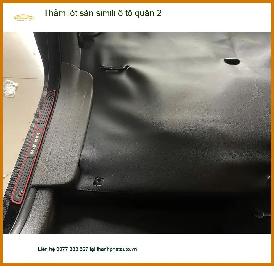 Địa Chỉ May Thảm Lót Sàn Ô Tô lót sàn simili ô tô quận 2 - Giá Tốt TPHCM ảnh thực tế 2