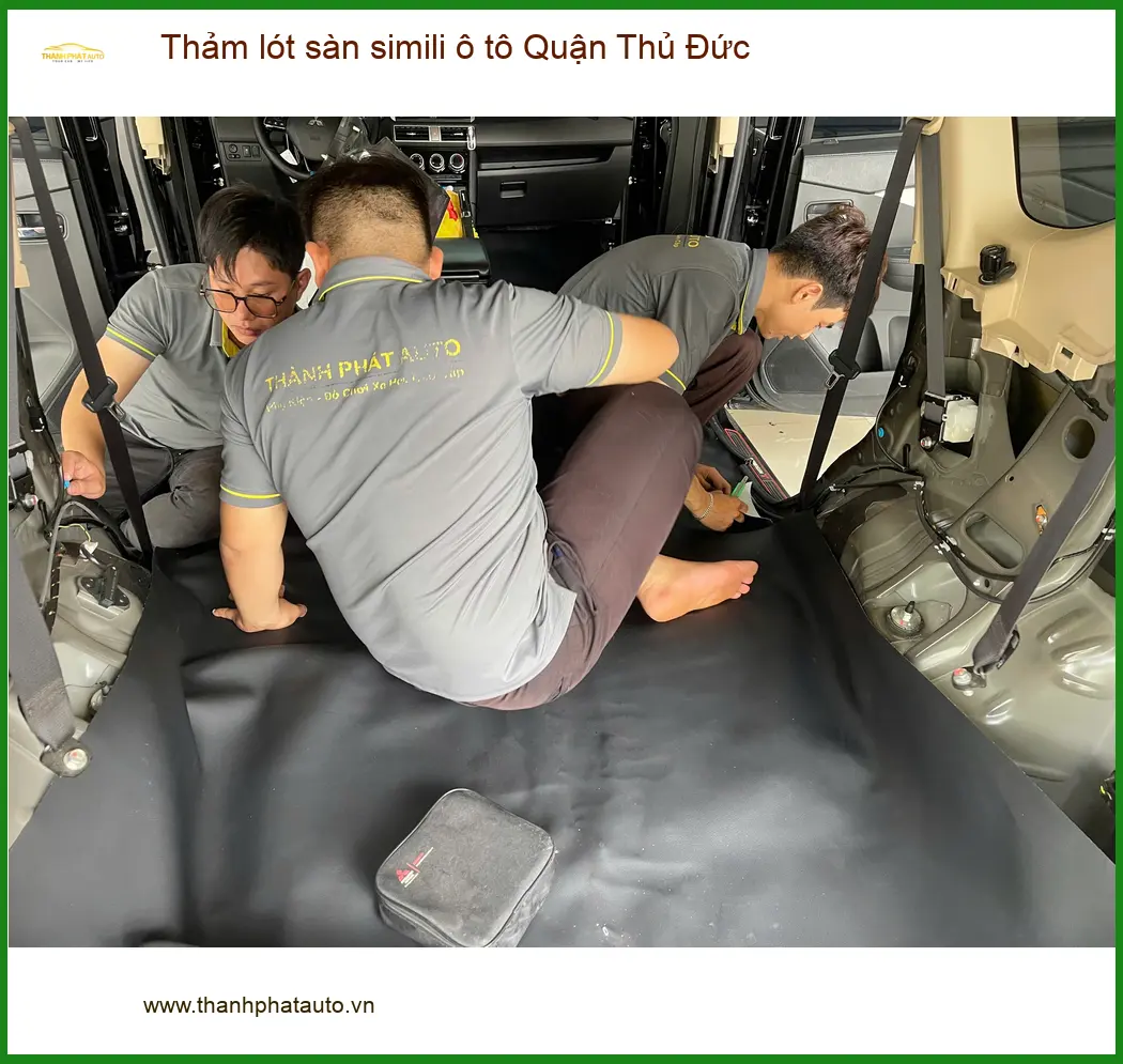 Nơi May Thảm Lót Sàn Ô Tô lót sàn simili ô tô Quận Thủ Đức - Giá Tốt TPHCM ảnh thực tế 2