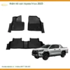 Thảm Lót Sàn Toyota Hilux 2023 - Trung Tâm Lắp Đặt Uy Tín TPHCM
