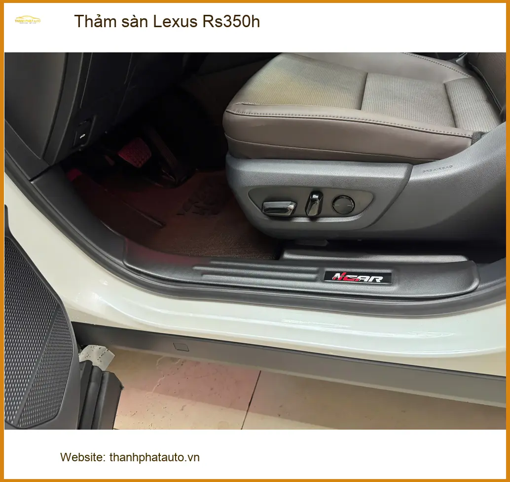 Anh Khải thay thảm sàn Lexus Rs350h tại Quận Gò Vấp để nội thất xe luôn mới ảnh thực tế 2