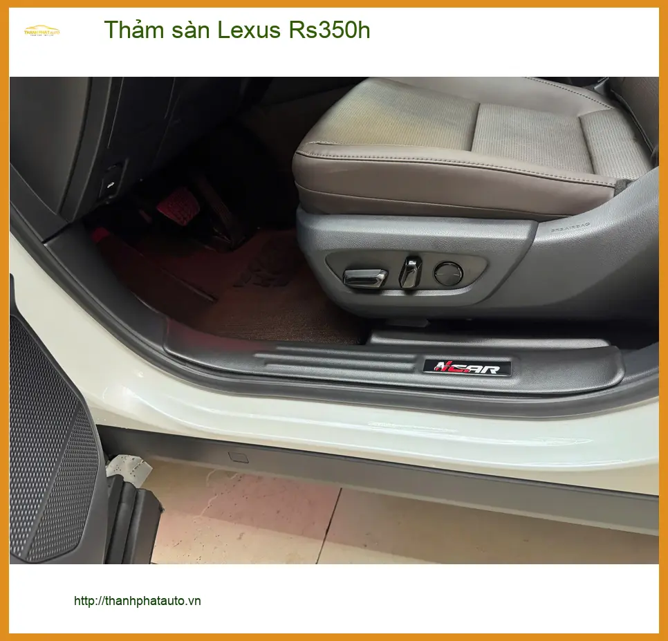 Anh Minh lắp thảm sàn Lexus Rs350h tại Hóc Môn để giữ sạch nội thất xe ảnh thực tế 2